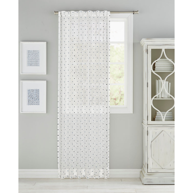 Hokku Designs Loriana Linen Semi Sheer Curtain Panel Wayfair